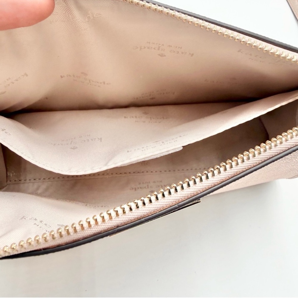 Kate Spade Kenzie Limited Edition Metallic Saffiano Rose Gold Crossbody Bag NWT - Picture 7 of 7